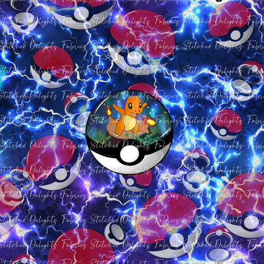 Poke Ball Habitats Charmander Lightning Panel