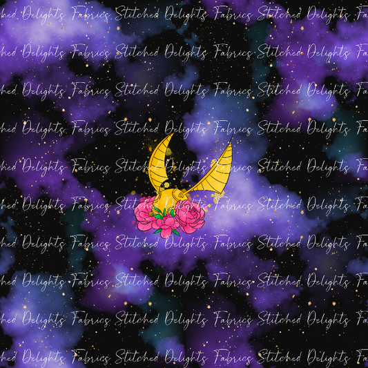 Golden Snitch Purple Galaxy Panel