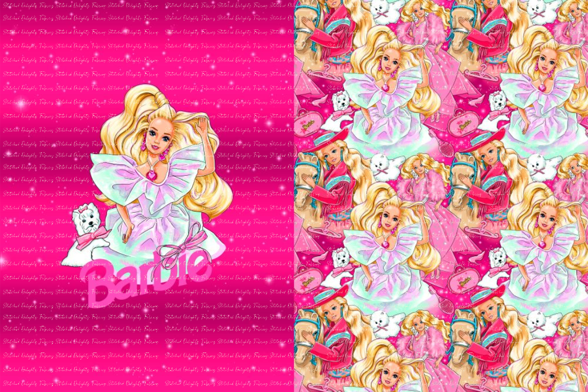 Barbie Blanket Panels