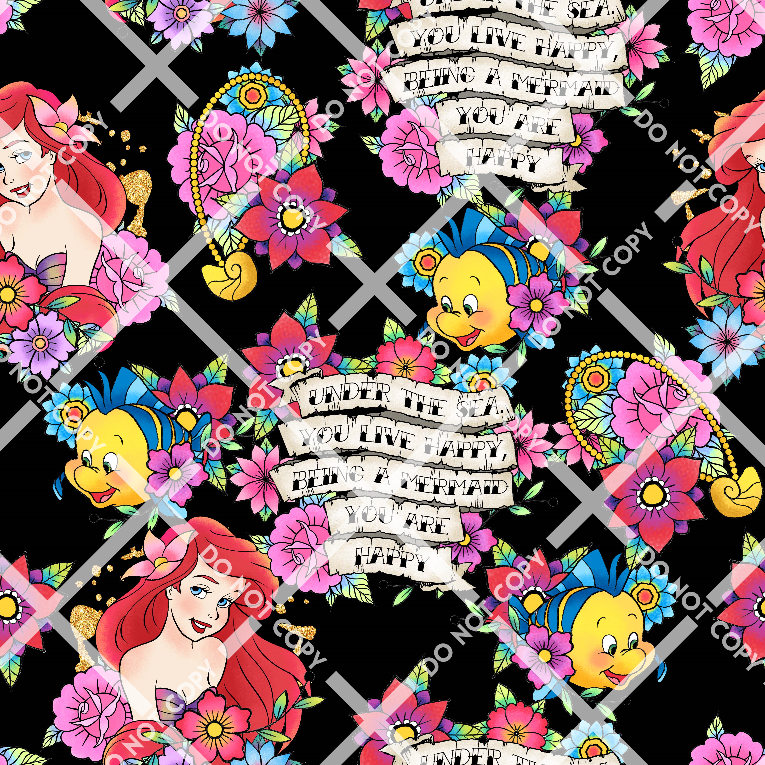 Princess Tattoos Ariel Banner