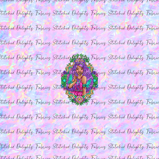 Barbie's Magical Touch Brooklyn Barbie Pink Gem Panel