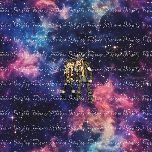 HTTYD Celestial Galaxy Ruffnut & Tuffnut Panel