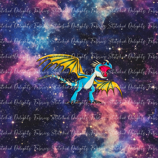 HTTYD Celestial Galaxy Stormfly Panel