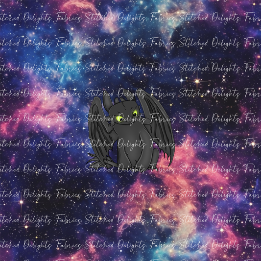 HTTYD Celestial Galaxy Toothless Panel