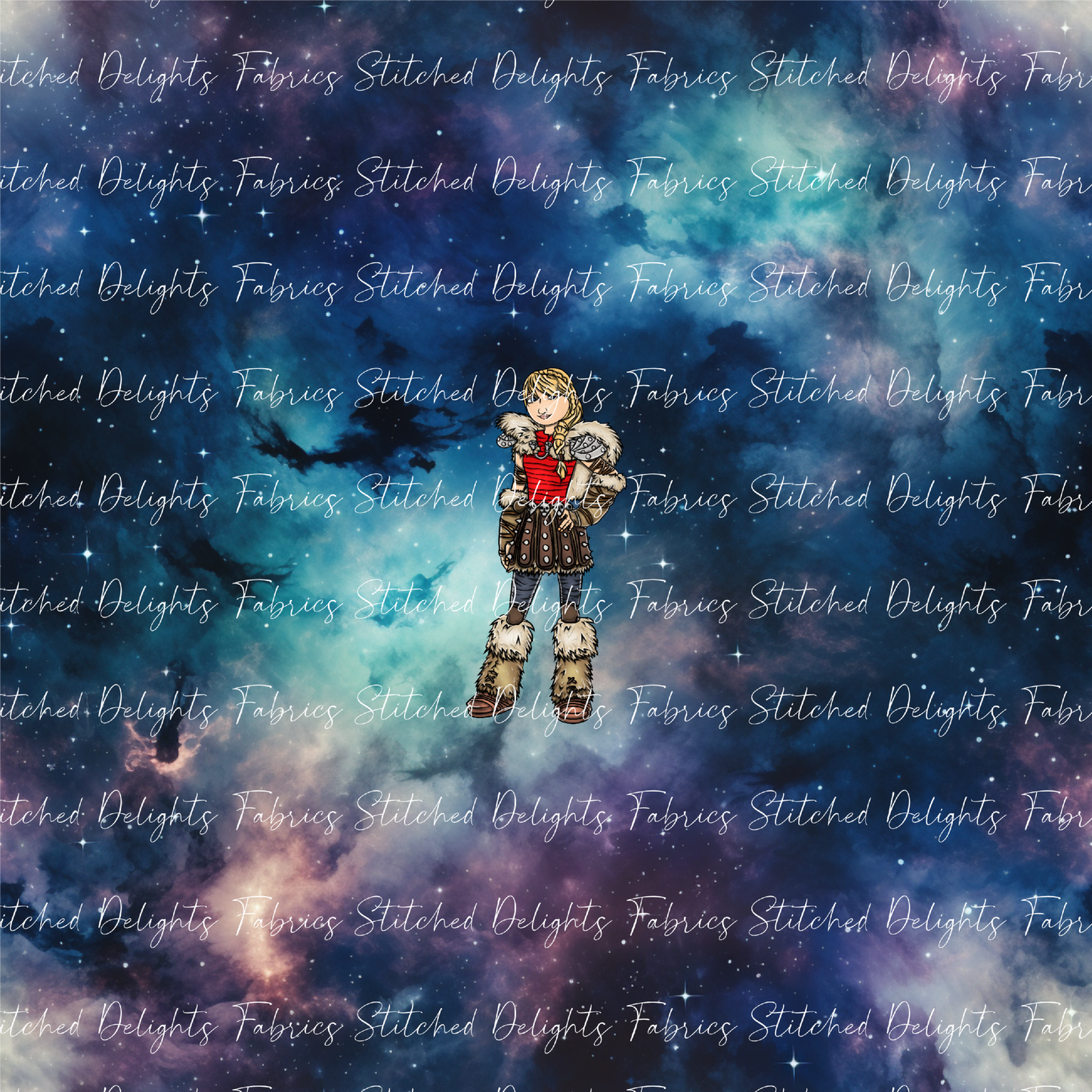 HTTYD Galaxy Clouds Astrid Panel