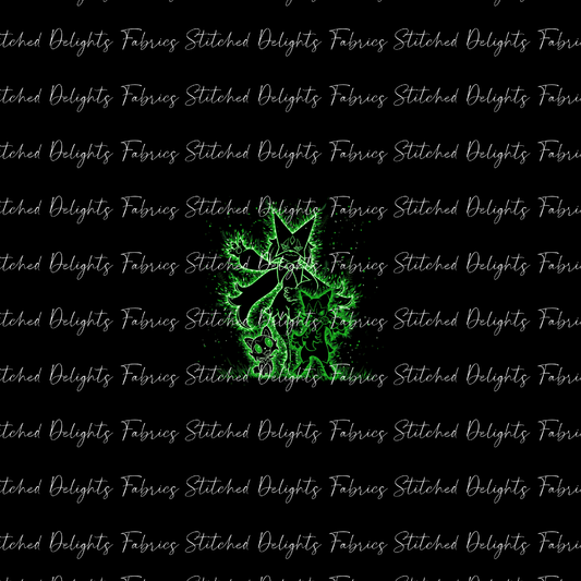Poke Silhouettes Sprigatito Evolutions Panel