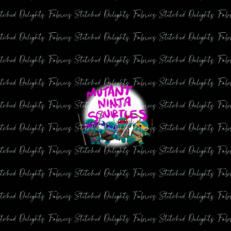 Mutant Ninja Squirtles Black Panel
