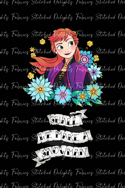 Princess Tattoos Anna Blanket Panels