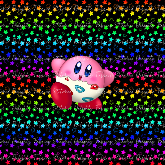 Kirby Dress Up Rainbow Stars Togepi Panel