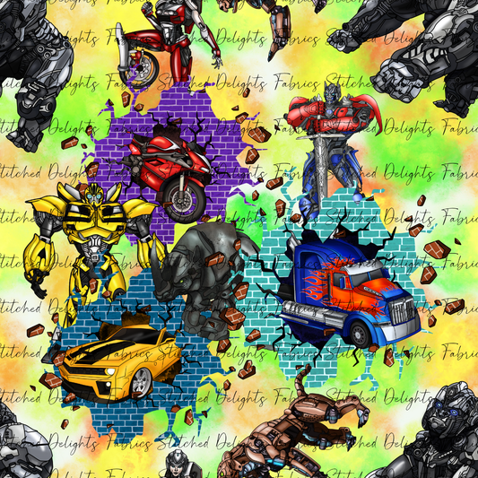 Transformers Autobots & Maximals Yellow & Green