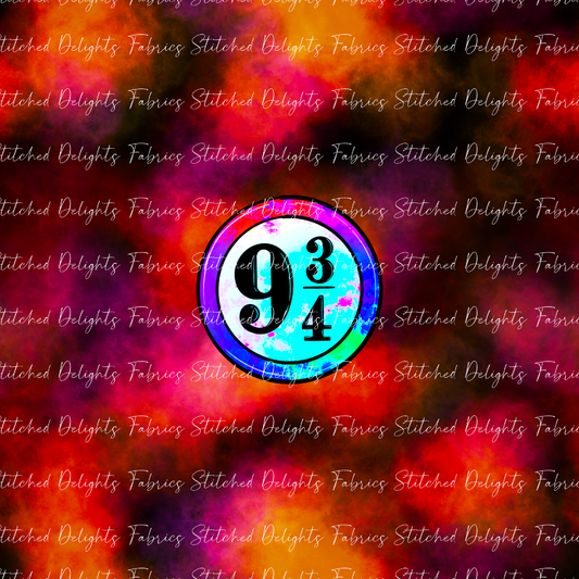 Arry Potta 9 3/4 Red Flames Panel
