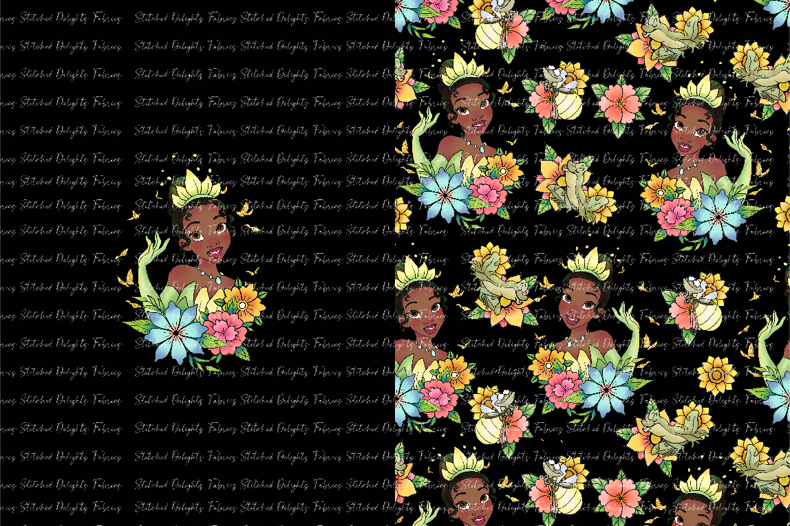 Princess Tattoos Tiana Blanket Panels