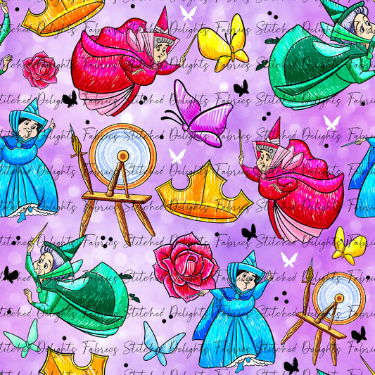 Aurora & Phillip Three Fairies