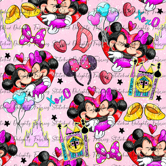 Minnie & Mickey Pink