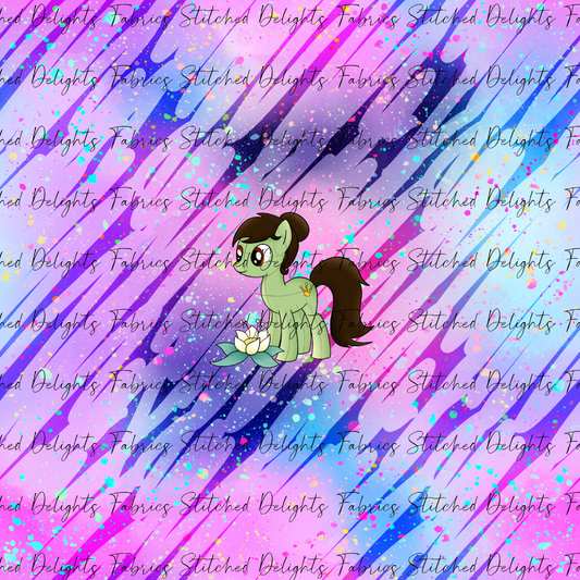 Frog Princess Ponies Panel