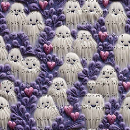 Purple Ghosts & Hearts