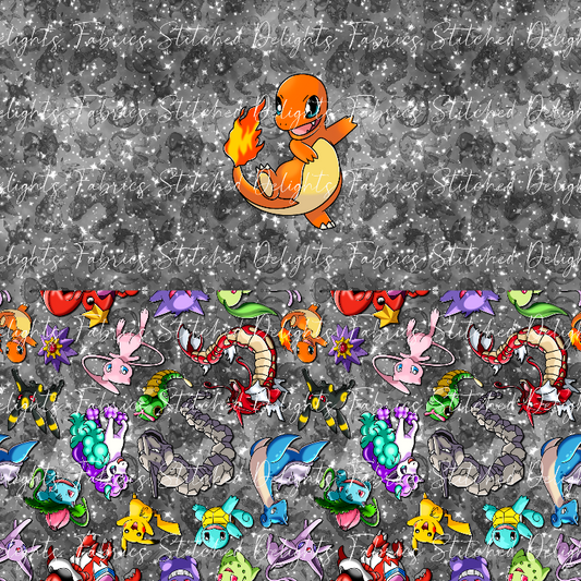 Playing Poke Charmy B&W Galaxy Undie Panel