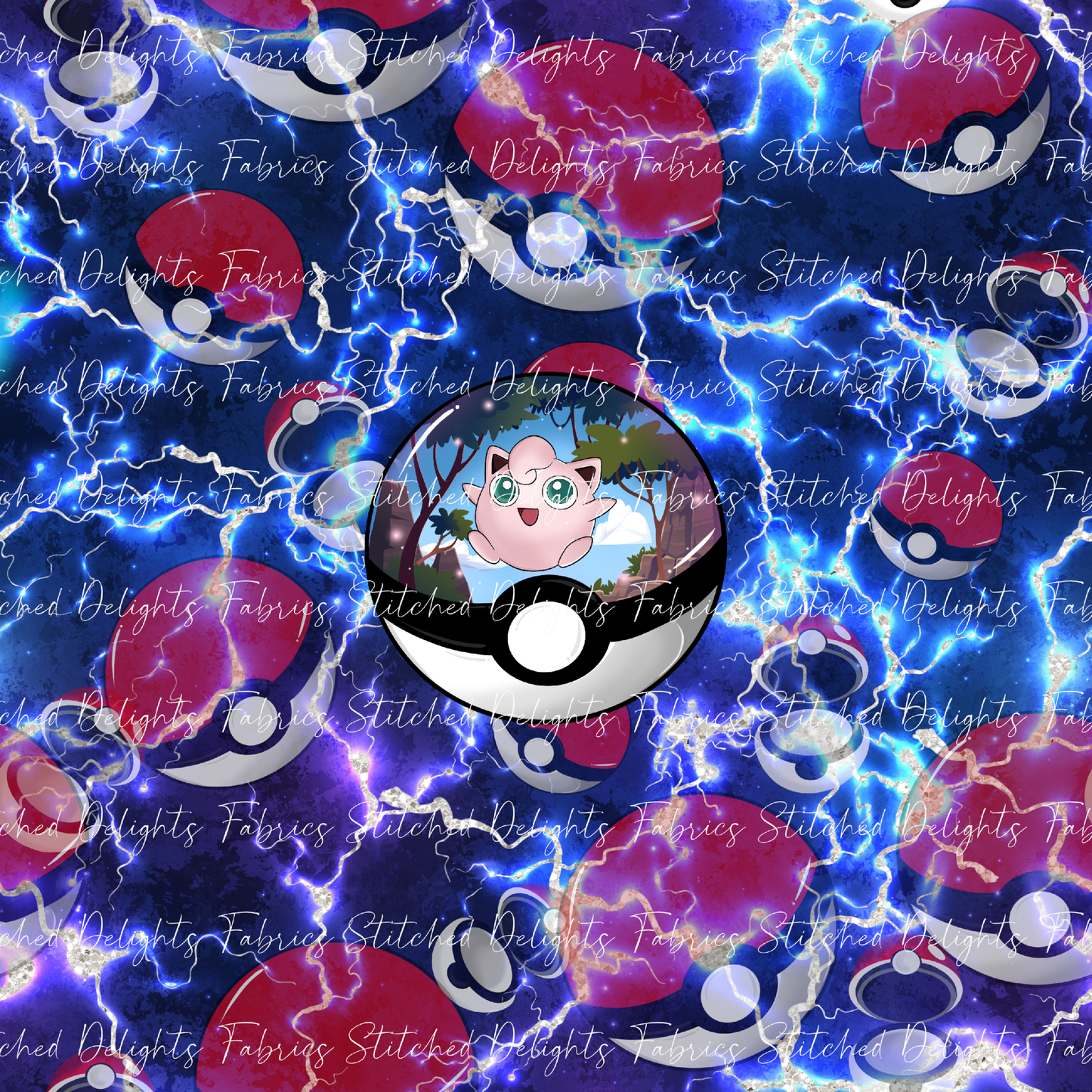 Poke Balls Habitats Jigglypuff Lightning Panel