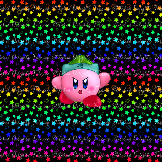 Kirby Dress Up Rainbow Stars Bulby Panel