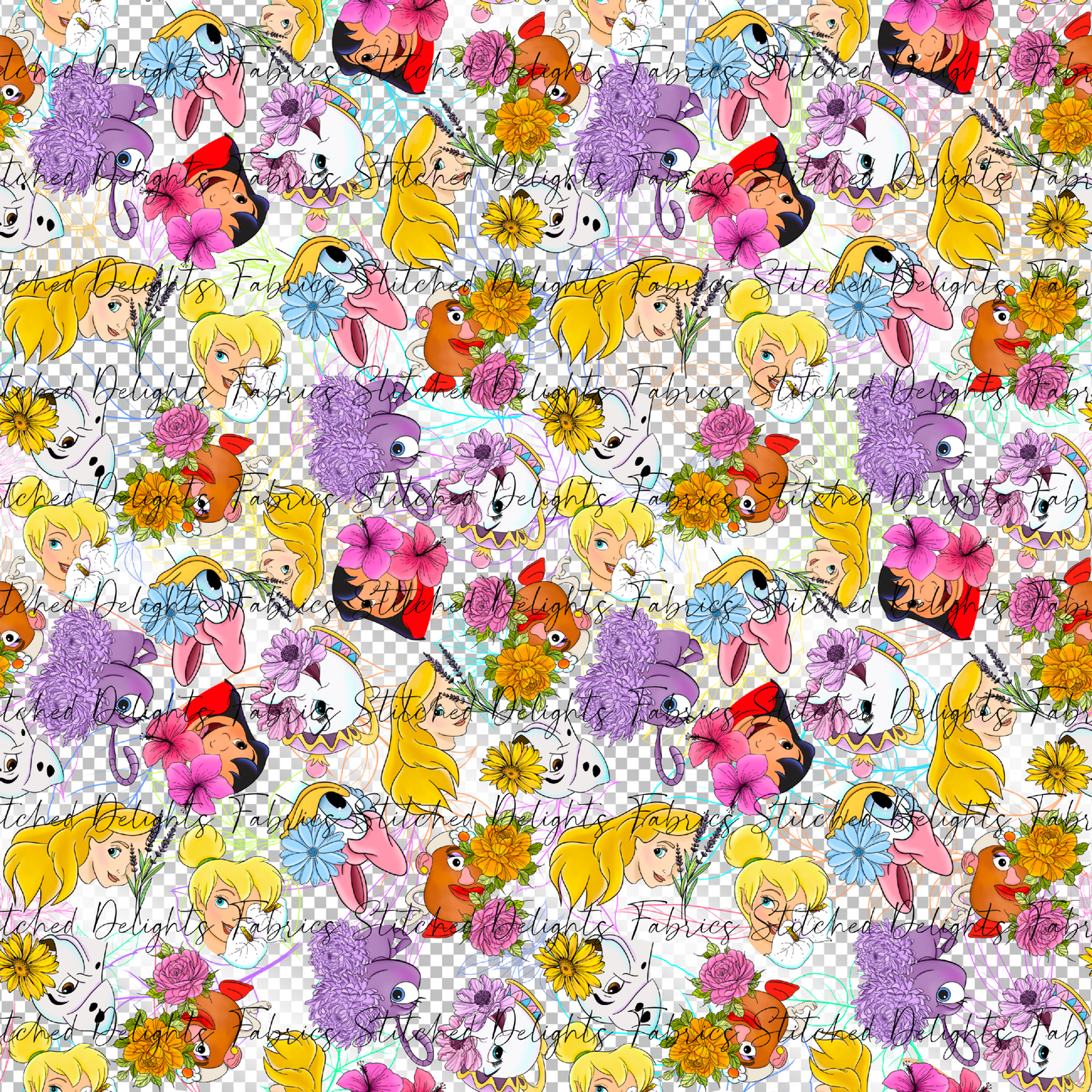 Blooming Cute Scattered Clear Vinyl