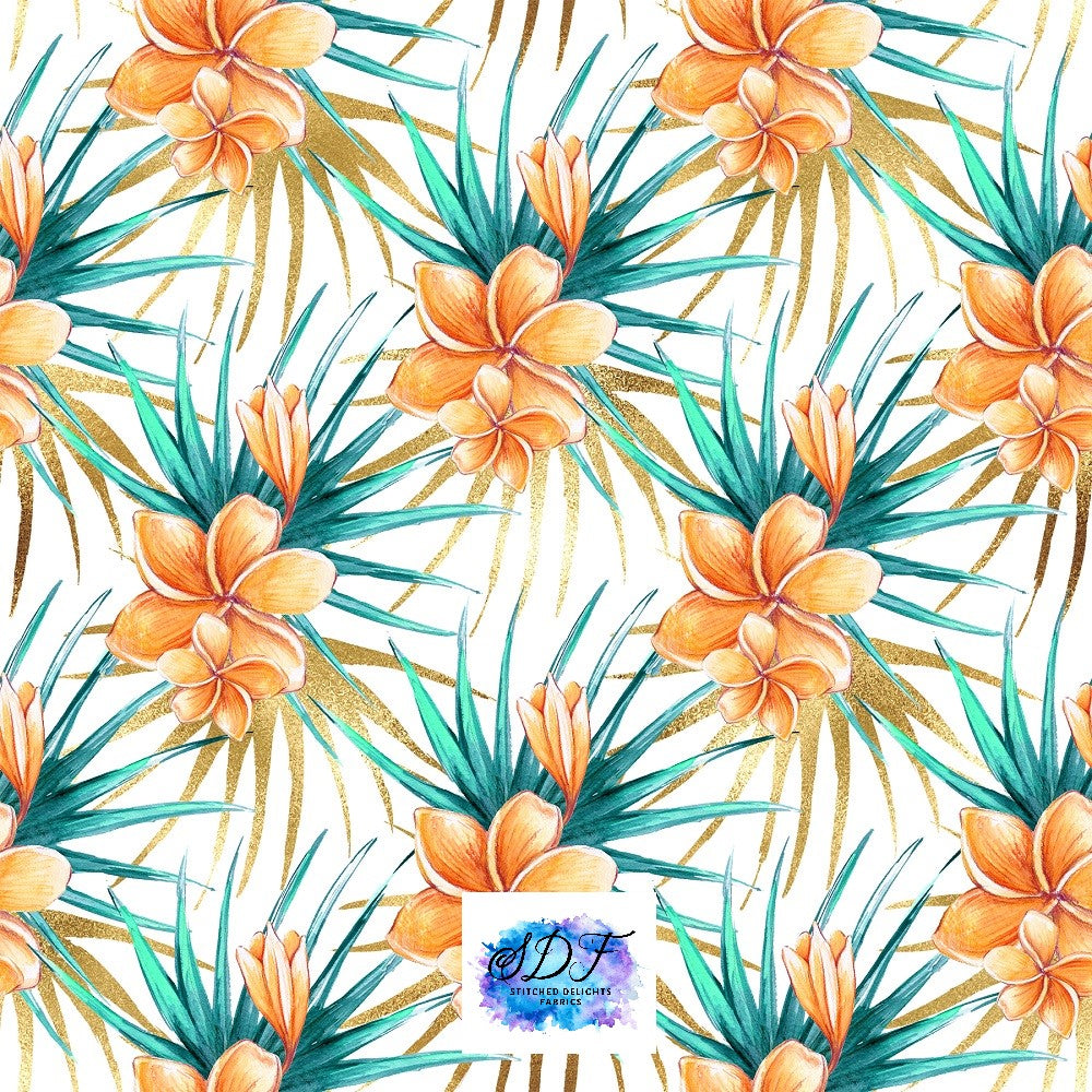 Tropical Floral Fronds