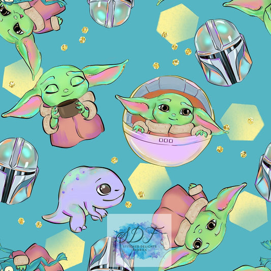 Mando & Grogu Blue