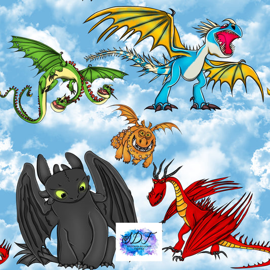 HTTYD Dragons Clouds