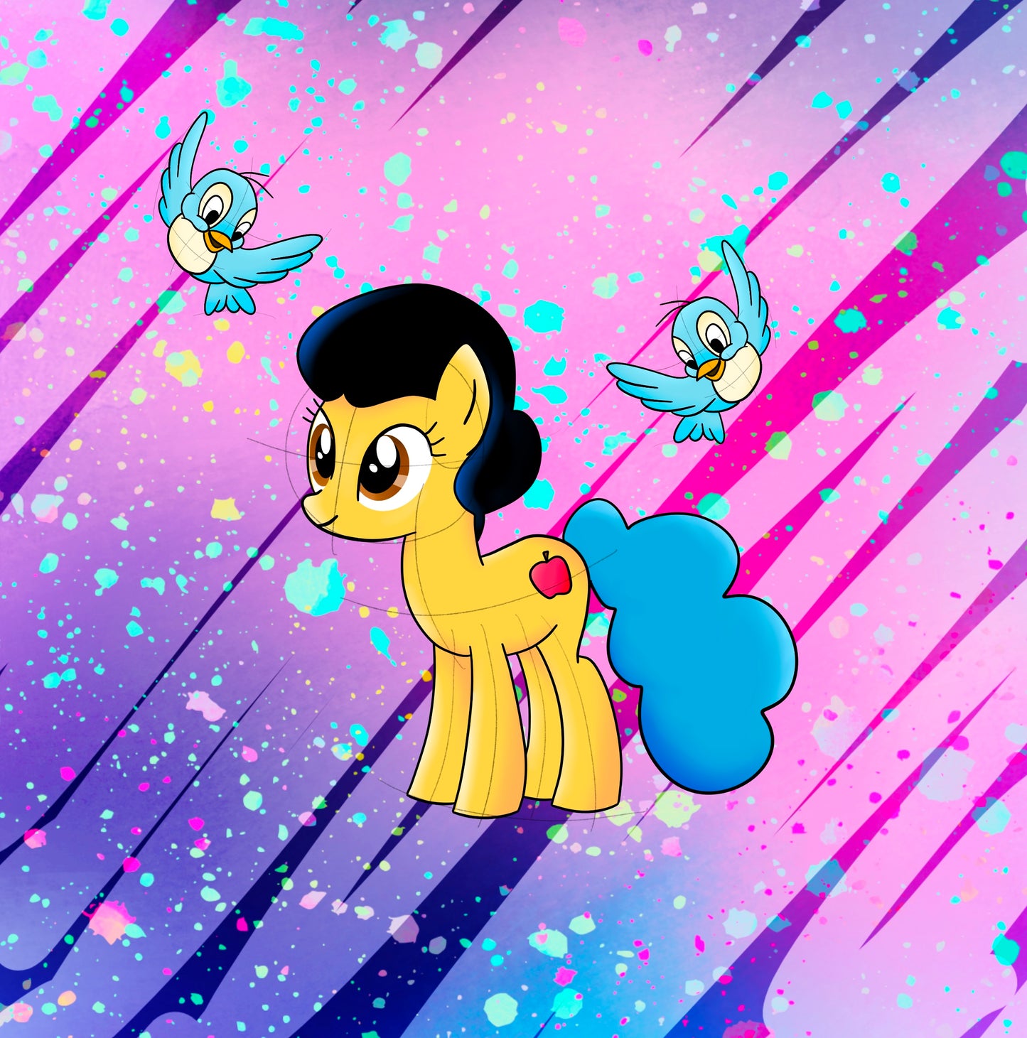 Apple Princess Pony Panel