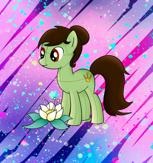 Frog Princess Ponies Panel