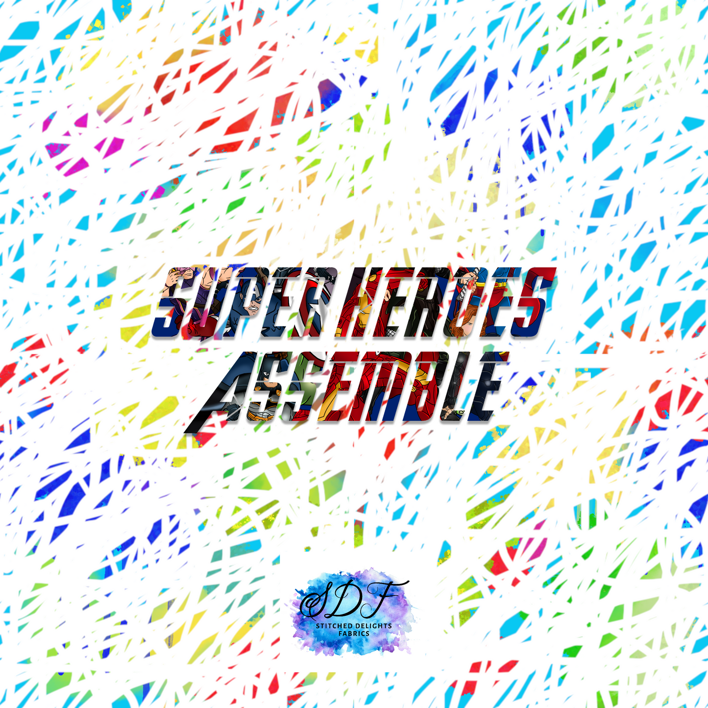 Super Heroes Assemble Sketches Panel