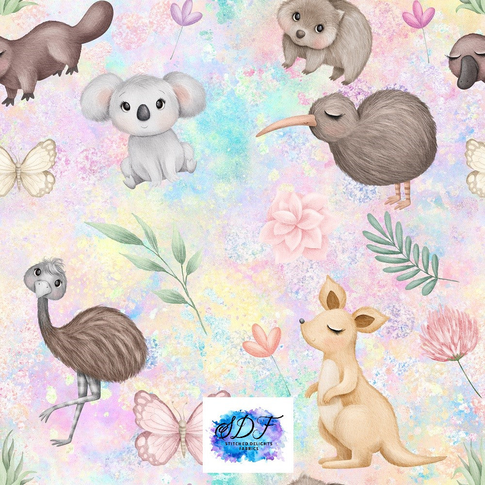 Aussie Animals Pastel