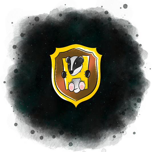 The Blue Boy Who Lived Badger Black Panel