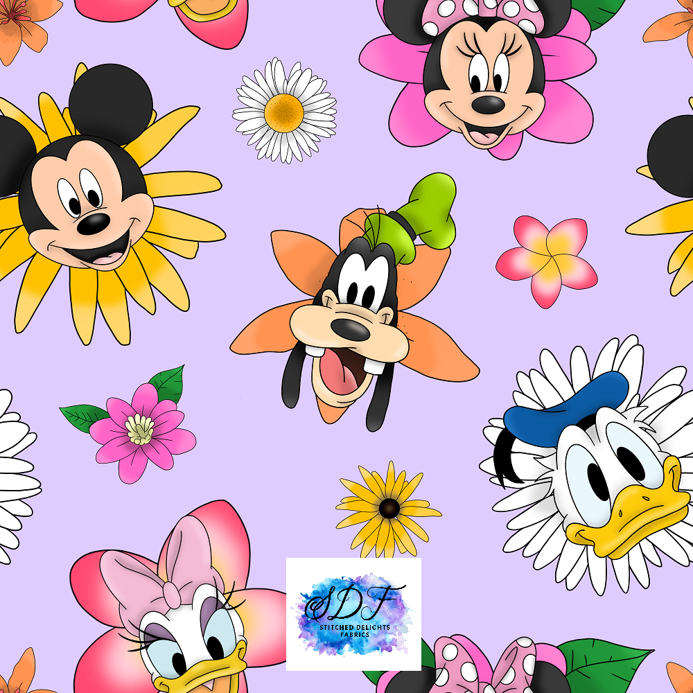 Mouse Friends Floral