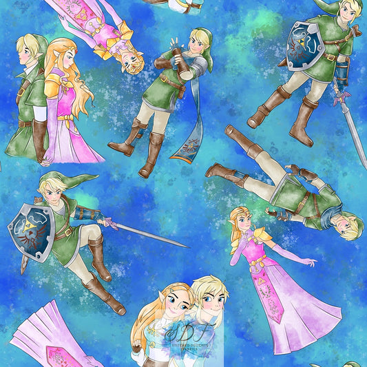 Blue Green Zelda