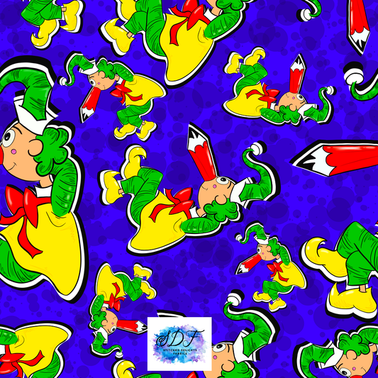 Mr Squiggle Blue