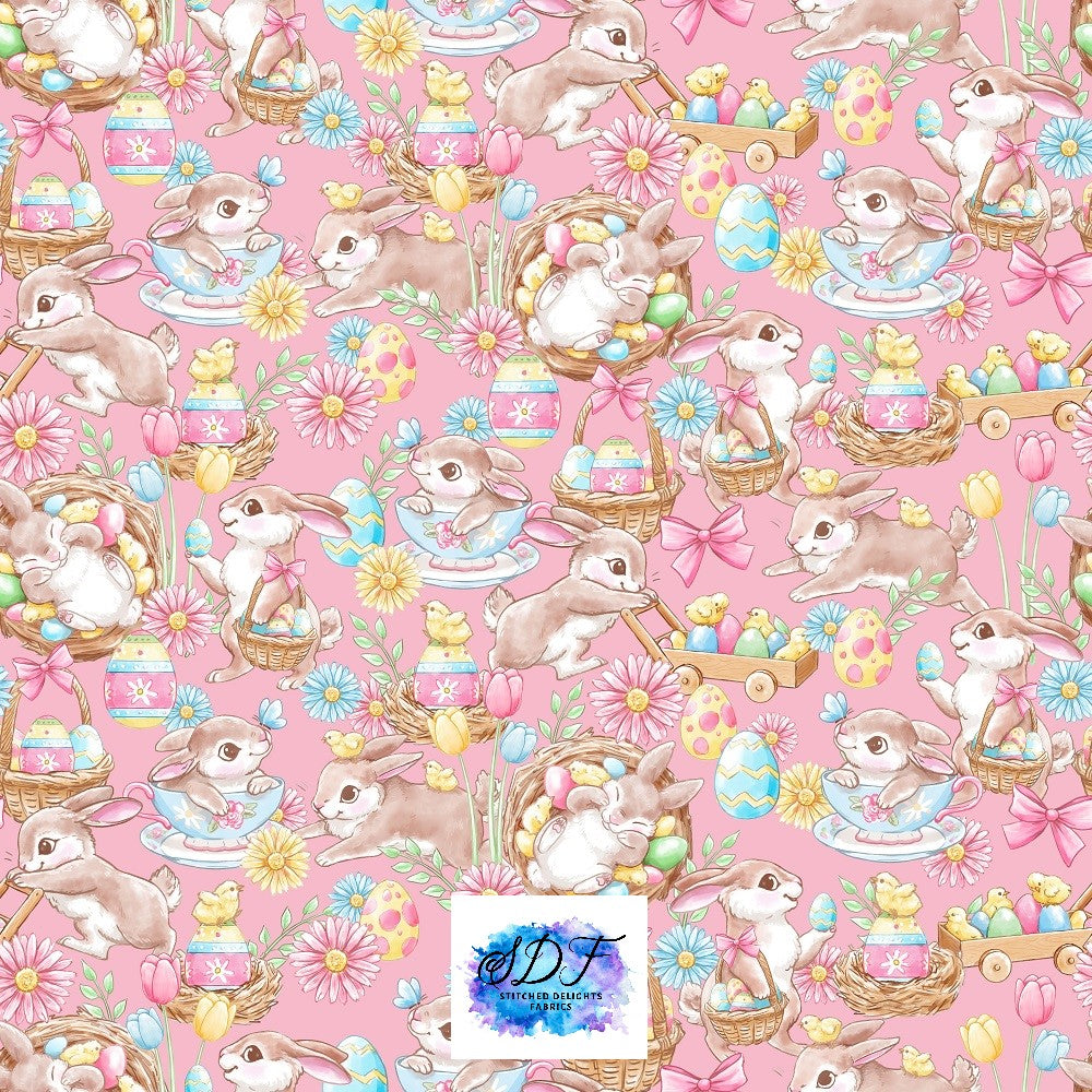 Easter Bunnies Pink