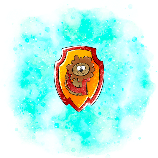 The Blue Boy Who Lived Lion Blue Panel