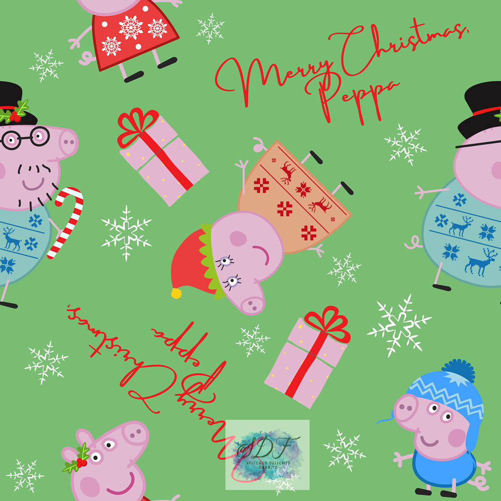 Peppa Christmas Woven