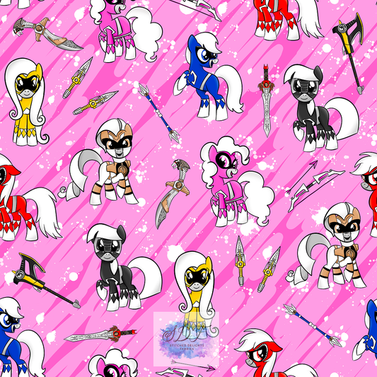 Power Ponies Pink Doodles