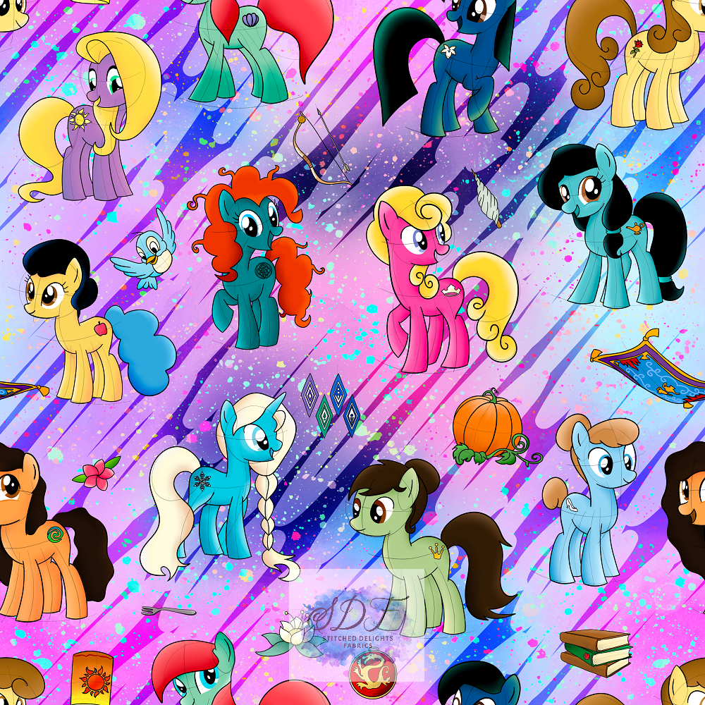 Princess Ponies Scattered