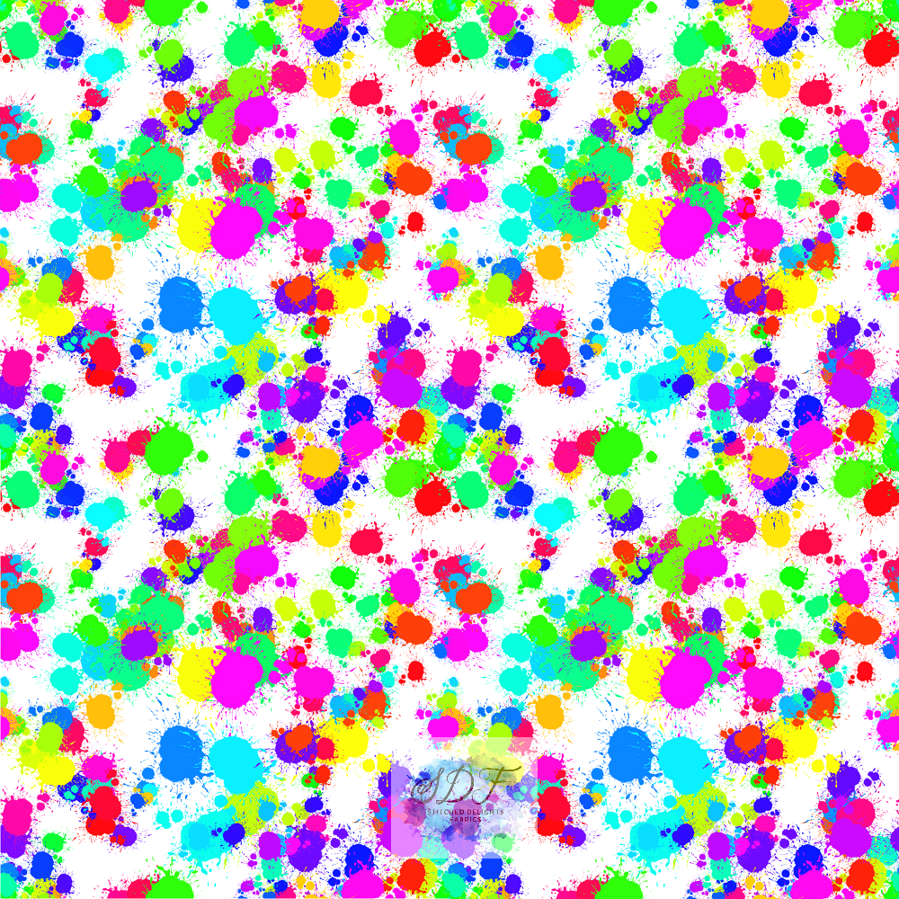Hoodie Pals Rainbow Splatter Co-Ord