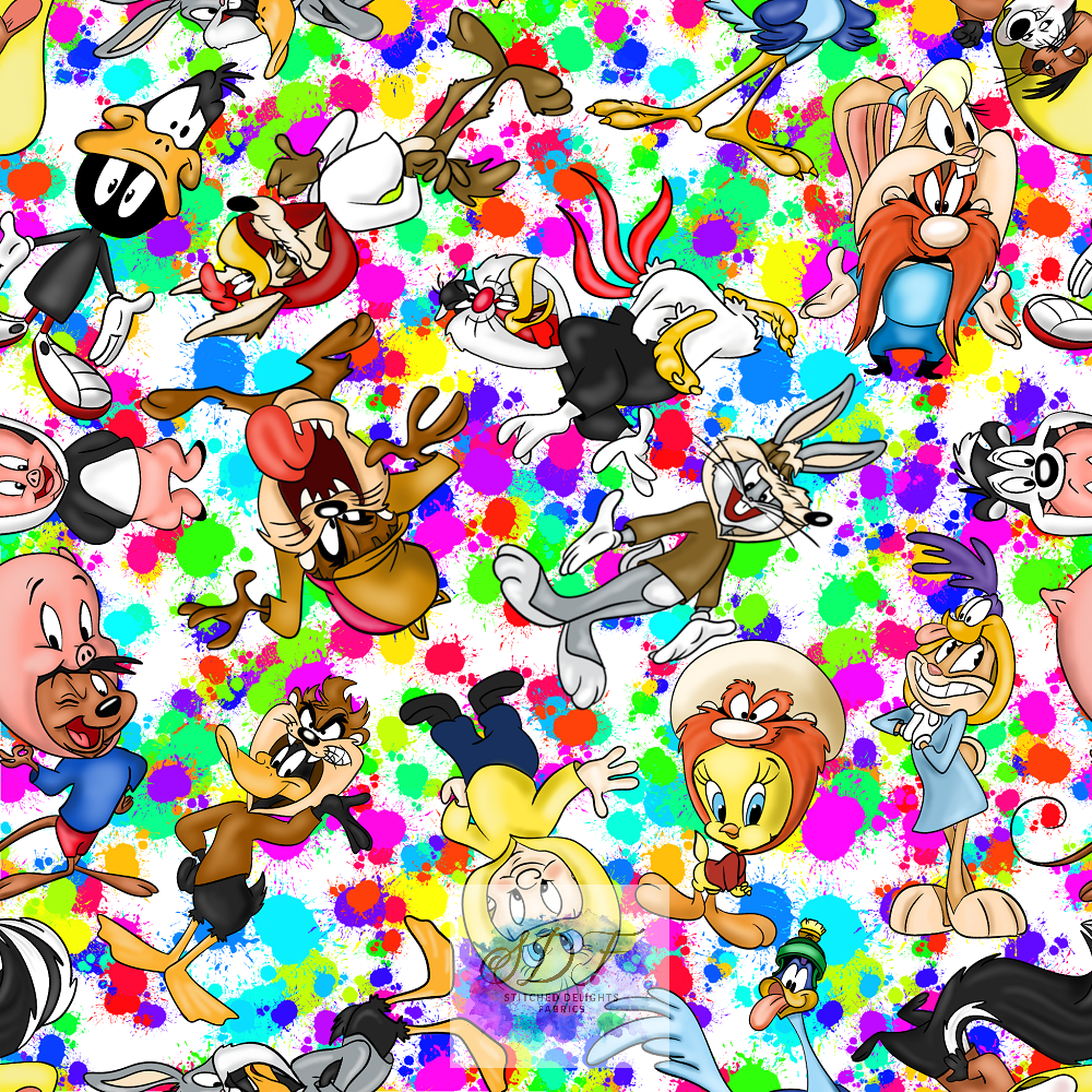 Hoodie Pals Rainbow Splatter