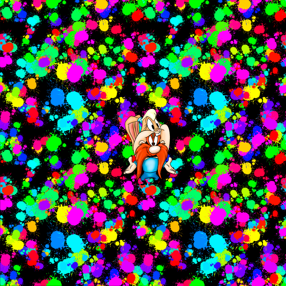 Sam Crazy Rainbow Panel