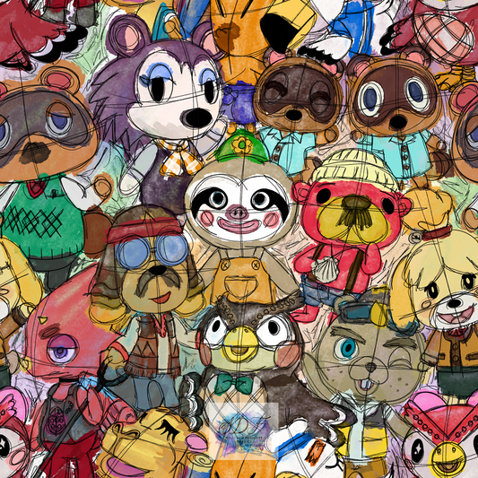 Sketched Animal Crossing
