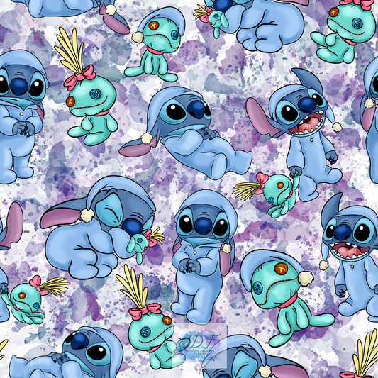 Sleepytime Stitch Purple