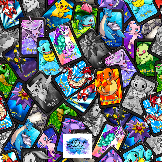 Playing Poke Scattered Cards