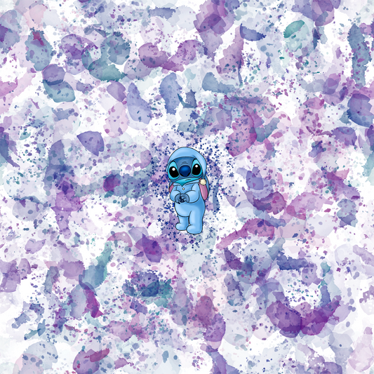Sleepytime Stitch Purple Panel