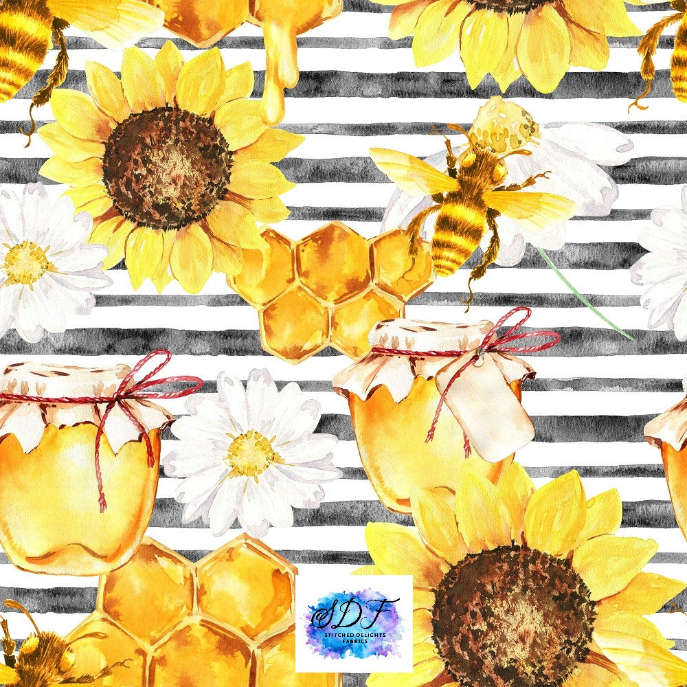 Sunflowers & Bees