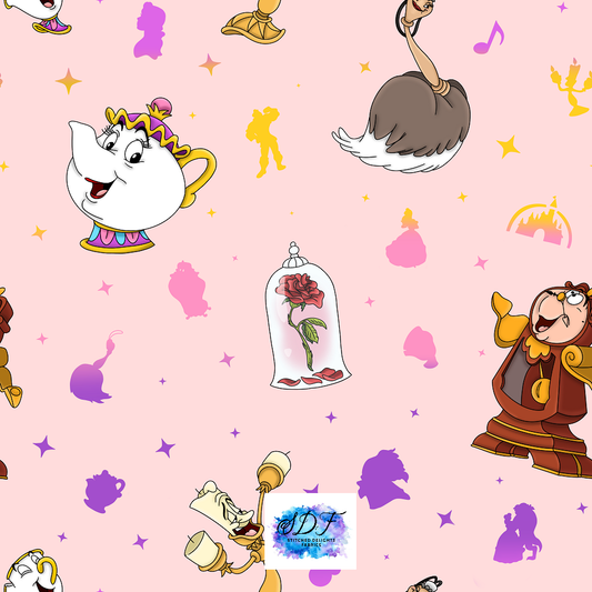 Tale As Old As Time Pink