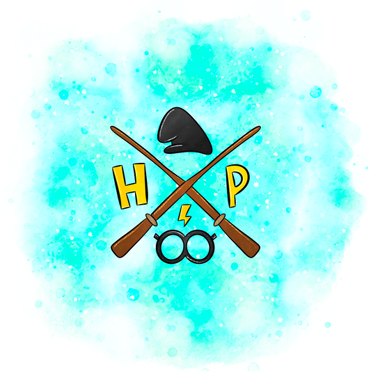The Blue Boy Who Lived Wands Crossed Blue Panel
